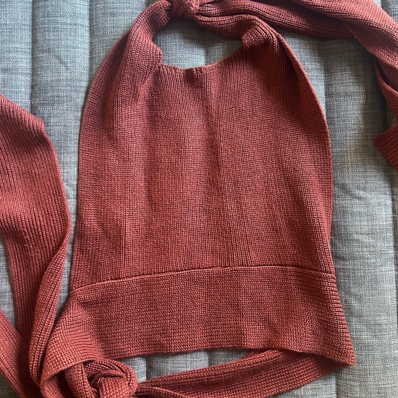 Free People Orchid Convertible Open-Back Sweater. Size S. Great condition. - Picture 3 of 6